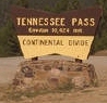 Sign at the top of Tennessee Pass
